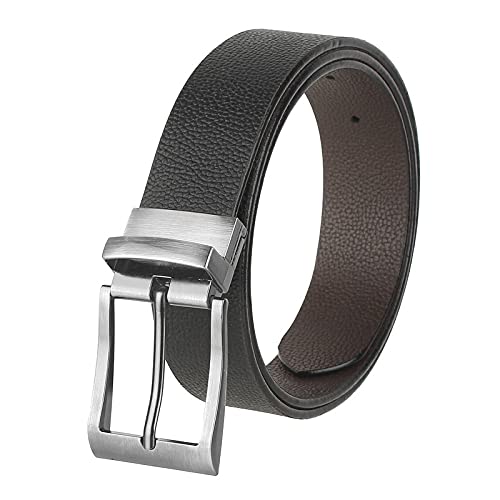 Formal Genuine Leather Belt With Adjustable Buckle For Men And Boys-image-35