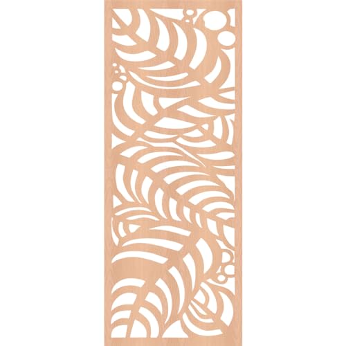 Image of 9 3 /8 inchW x 24 3 /8 inchH x 3 /8 inchT Mills Decorative Fretwork Wood Wall Panels, Alder