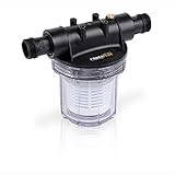 Anschlüsse: 1 Zoll POWXG94F1 Wasserfilter, Feinfilter für Gartenpumpen