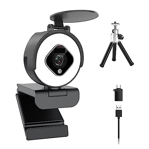 Webcam HD 1080P 60FPS pour diffusion en direct et cours en ligne à la maison