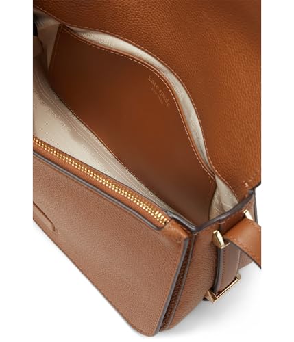 kate spade new york Liv Small Flap Crossbody, Pebbled Leather Cavern Clay3