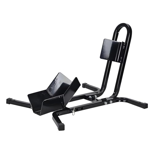 M.J COMFY-LIFE Motorcycles Wheel Chock Locking Stand System Steel Adjustable Fixing Tyre Holder Support Heavy Duty
