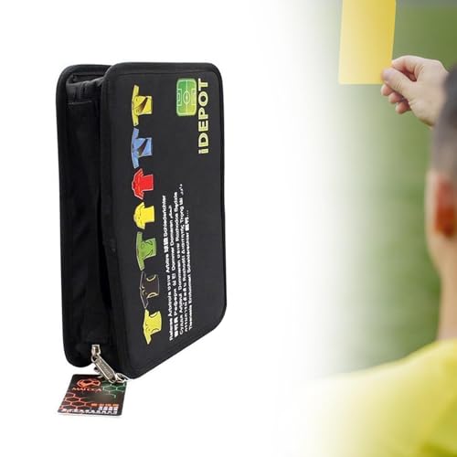Bolsa de transporte con cremallera para accesorios de árbitro de fútbol en deportes al aire libre 7
