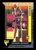 2020-21 PANINI FLUX #205 IMMANUEL QUICKLEY RC NEW YORK KNICKS BASKETBALL OFFICIAL TRADING CARD OF NBA