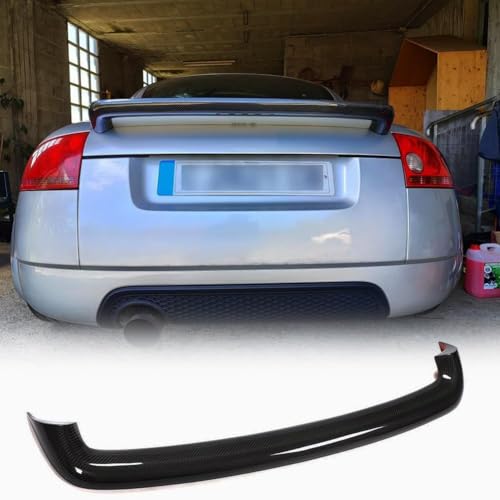 Aileron de coffre arrière noir mat pour Audi TT/TT Quattro Mk1 Type 8N 1998–2006 coupé convertible 2 portes en fibre de verre pour couvercle de coffre...