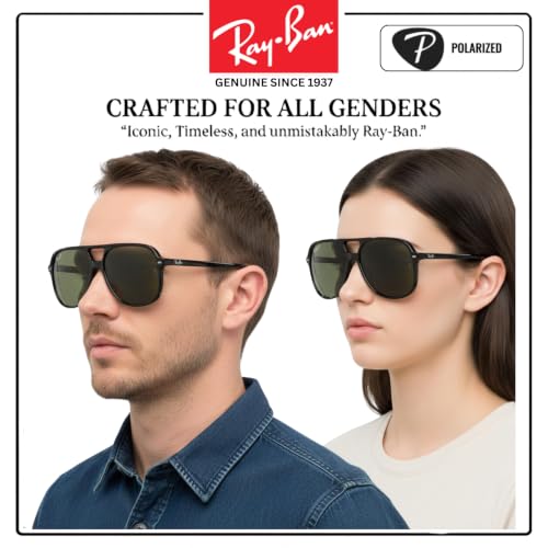 Image of Ray-Ban RB2198 BILL Square Shaped Sunglasses for Men & Women with Official RAYBAN Eyewear Kit