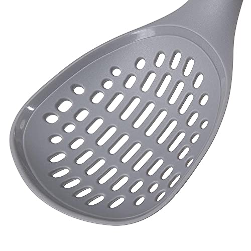 Escumadeira de Nylon Vermelha 35cm Essencialy Moda do Chef