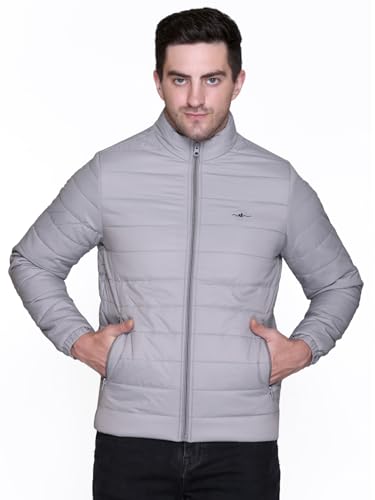 Image of RARE TIMES Men Puffer Jacket | Padded Jacket | Quilted Jacket | Trendy Winter Full Sleeve with Zipper Pocket Jacket (Pack of 1)