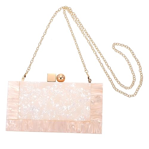 Sac de soirée acrylique femme avec bandoulière pour grand événement