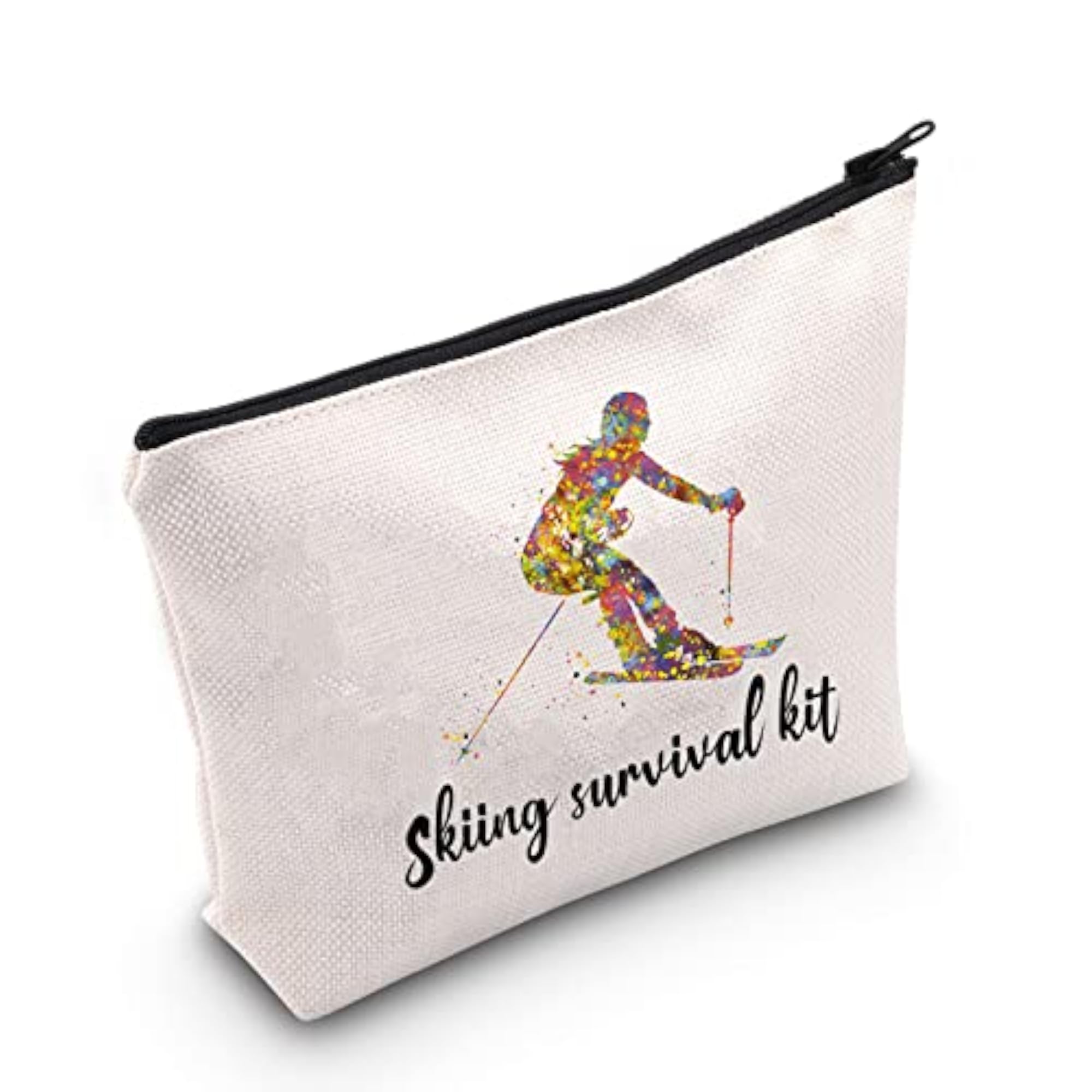Marble Water Resistant Makeup Bag, Skiing Survival Kit