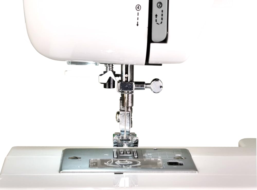 W6 Nähmaschine N 1615 Pro mit 17 Programmen | Freiarm | automatischer Einfädler | obenliegende Spule | Umlaufgreifer | Knopflochautomatik | Jeans nähen | Reißverschluss