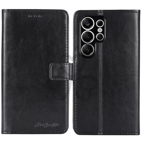 TienJueShi Black Book Stand Retro Flip Leather Protector Phone Wallet Gel Cover Etui TPU Silicone Case For DOOGEE Note 56X Pro 6