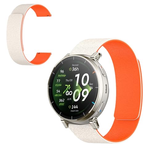 [SpinoArmor] For Amazfit Active 3 Premium 45mm �o���h ���Ύ� �V���R���o���h �ؖڒ��f�U�C�� �}�O�l�b�g�� �����p�x���g �y�� �h�� �h�� �_�� ���K���� �����ȒP �X�}�[�g�E�H�b�`�Ή��i�X�^�[���C�g×�I����