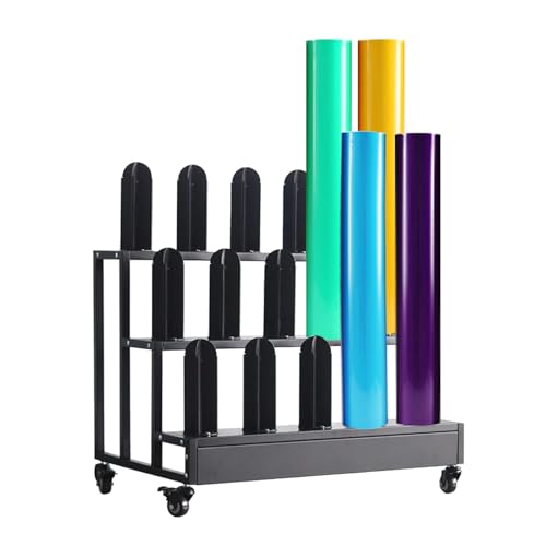 Vinyl Car Wrap Display Rack with Wheels