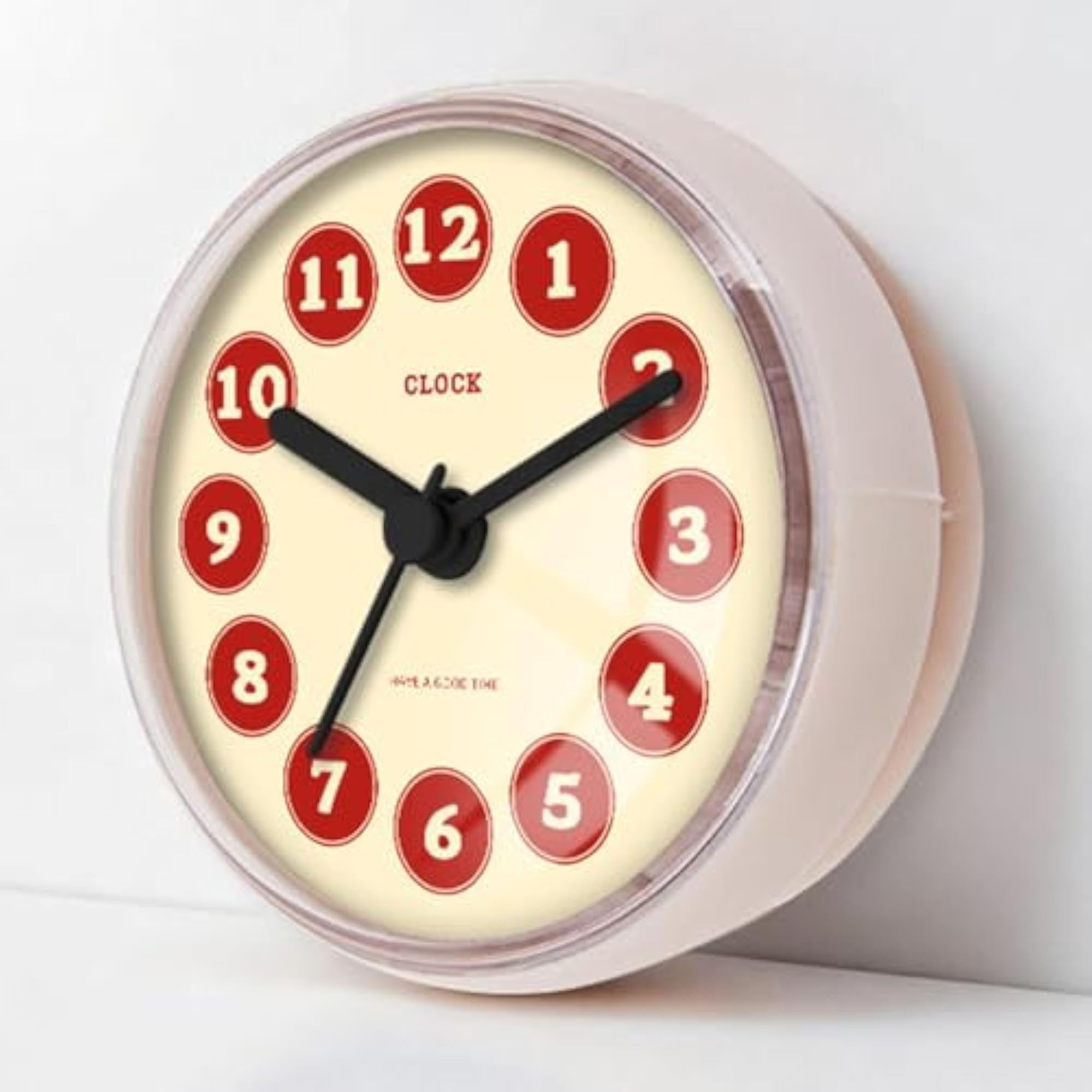 Shower Wall Clock Waterproof Bathroom Shower Clock