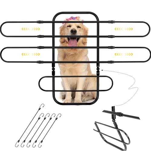 Universal Fit Dog Barrier for SUV,Sedan,Truck,Front/Back Seat,Elastic 5...