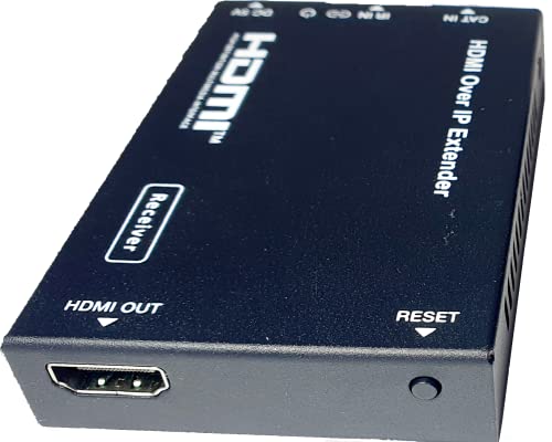 FOURKAY Additional Receiver(s) for 1080p HDMI over TCP/IP extender EXHD-TCP150. Add multiple receivers to the same network. 150m Range