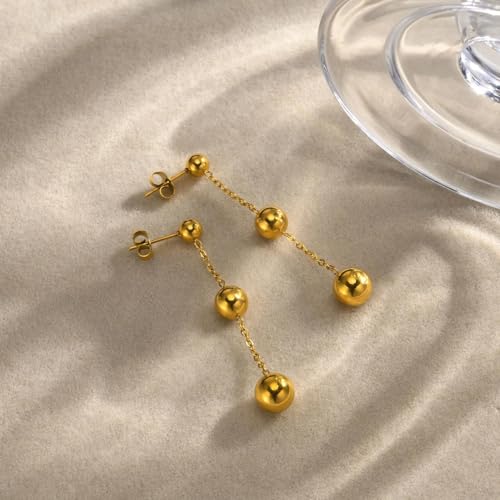 Pendientes de cuentas con borlas colgantes y diseño boho de semental para mujer 5