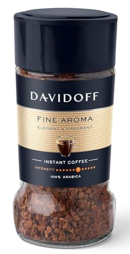 Image of DAVIDOFF fine Aroma Instant Coffee, 100% Arabica, Vivid & Spicy, Premium Coffee Granules 45g (Product Of Germany) By DECADENT (Fine Aroma)