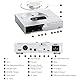 SMSL PL200T CD-Player MQA-CD Digitaler Plattenspieler HiFi-Decoder 32bit/768kHz DSD512 Optisch/Koaxial/I²S/AES-Ausgang Professioneller Uhreingang Home/Studio Audiosystem Transparent Staubschutz