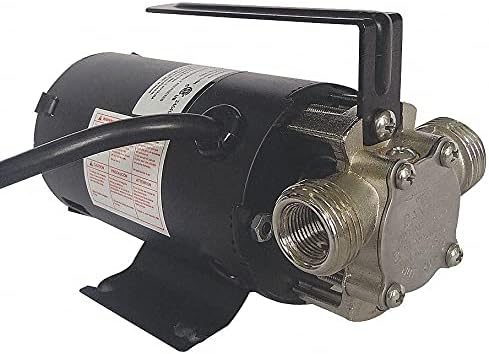 Dayton 1/10 HP Stainless Steel Compact Flexible Impeller Utility Pump, Intermittent - 5UXL9