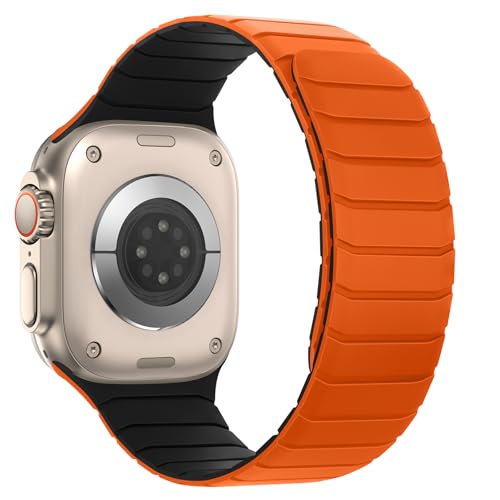 Tasikar Magnetic Silicone Apple Watch Band (42–49mm) — view 2