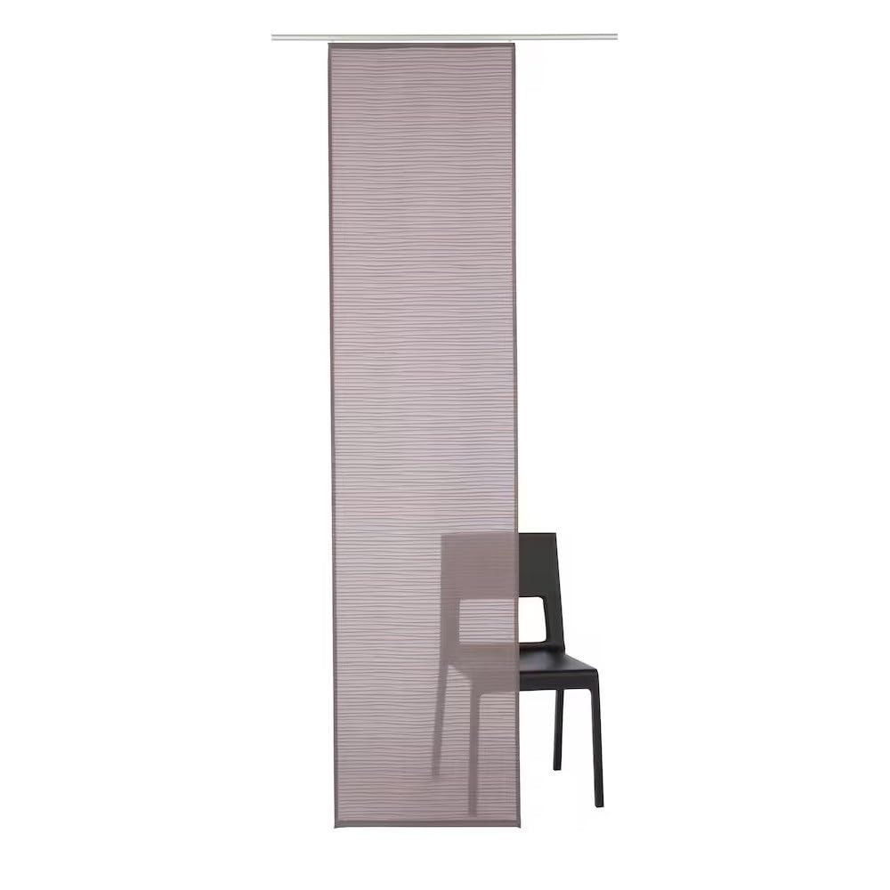 Rideau coulissant marron 57x245 cm avec bandes transversales BB-Toy-Trades