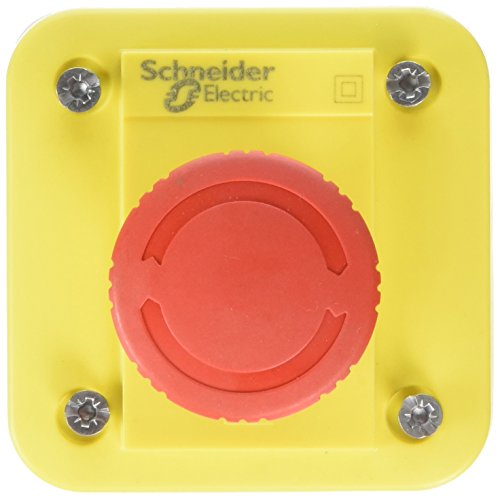 Bouton arrêt d urgence avec boîtier boutonnière de contrôle jaune IP65