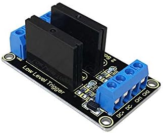 KEYESTUDIO 5V 2 Channel Solid State Relay Module 240V AC for Arduino U&O, Mega 2560, Nano, Raspberry Pi