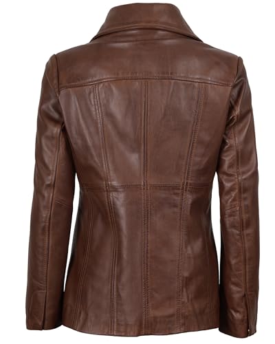 fjackets Leather Blazers Women - Stylish Leather Car Coats For Womens Real Lambskin Casual Leather Jackets Women4