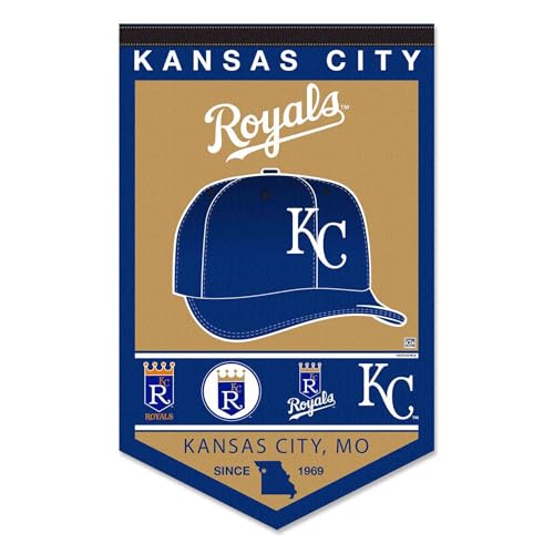 WinCraft Kansas City Royals Heritage History Banner Pennant