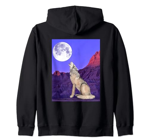 Loup hurlant Sweat à Capuche