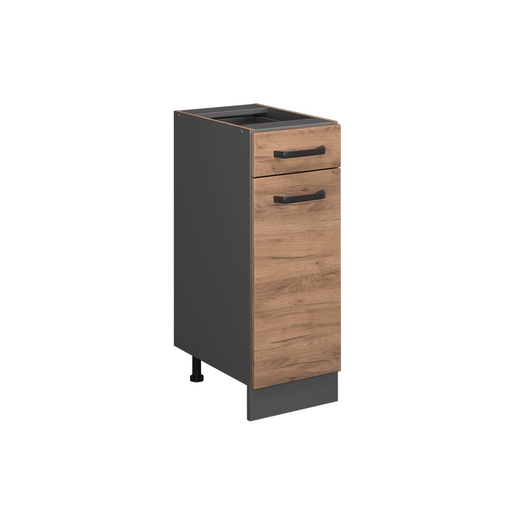 Vicco Mueble bajo de Cocina R-Line, Roble Dorado, 30 cm sin encimera, para combinación Libre Dentro de Sistemas de Cocina modulares