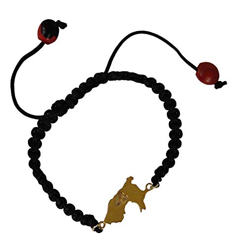 Image of EVELYN BROOKS Macrame Adjustable & Easy to Wear UNISEX Bracelet - Gold & Silver Finish- Friensdhip /Love Good Luck Bracelet - w /Meaningful Huayruro Seed Beads - Great Gifts for HIM & for HER