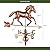 Good Directions Smithsonian Running Horse Weathervane, Pure Copper