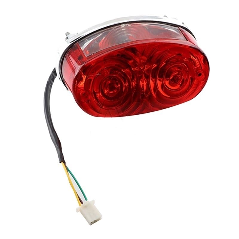 Feu arrière LED rouge moto pour remplacer un éclairage cassé