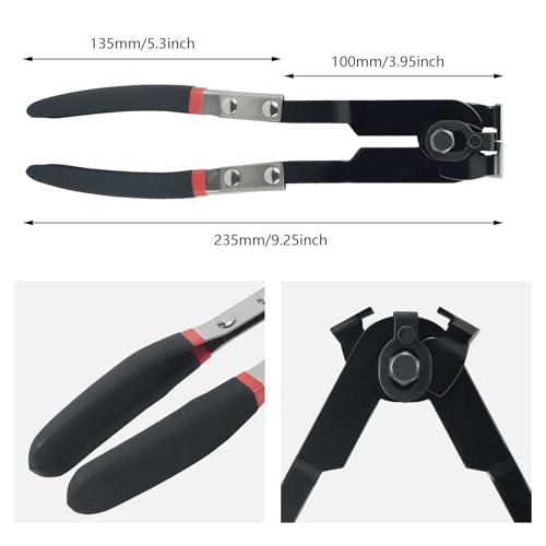 Thsakzo Cv Boot Clamp Pliers Black Heavy Duty Cv Boot Clamp Tool With 20 Crimp Bands For Auto And ATV Most Cars by Thsakzo - Image 5