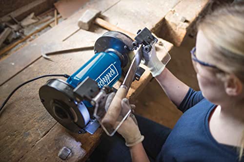 Esmeriladora SCHEPPACH SM150LB ideal para pulido de metal y trabajos de soldadura en casa 6