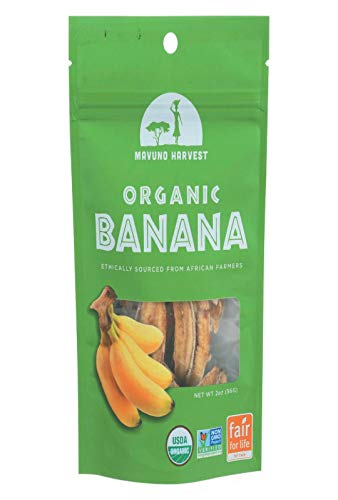 MAVUNO HARVEST Organic Dried Banana, 2 OZ