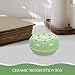 MOTHNUR Household Ceramic Moxibustion Box Portable Scald Moxa Burner with Even Heat Distribution for Home and Travel Wellness