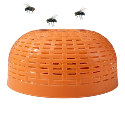 Demsyeq Cubiertas para moscas para alimentos al aire libre | Cesta de lavado de frutas antimosquitos redonda, cesta de drenaje de uvas antimoscas para protección de alimentos de picnic