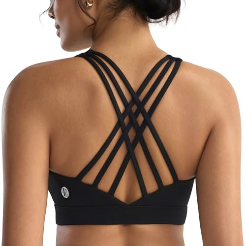 RUNNING GIRL RUNNING GIRL Cross Back High Impact Sports Bras for Women