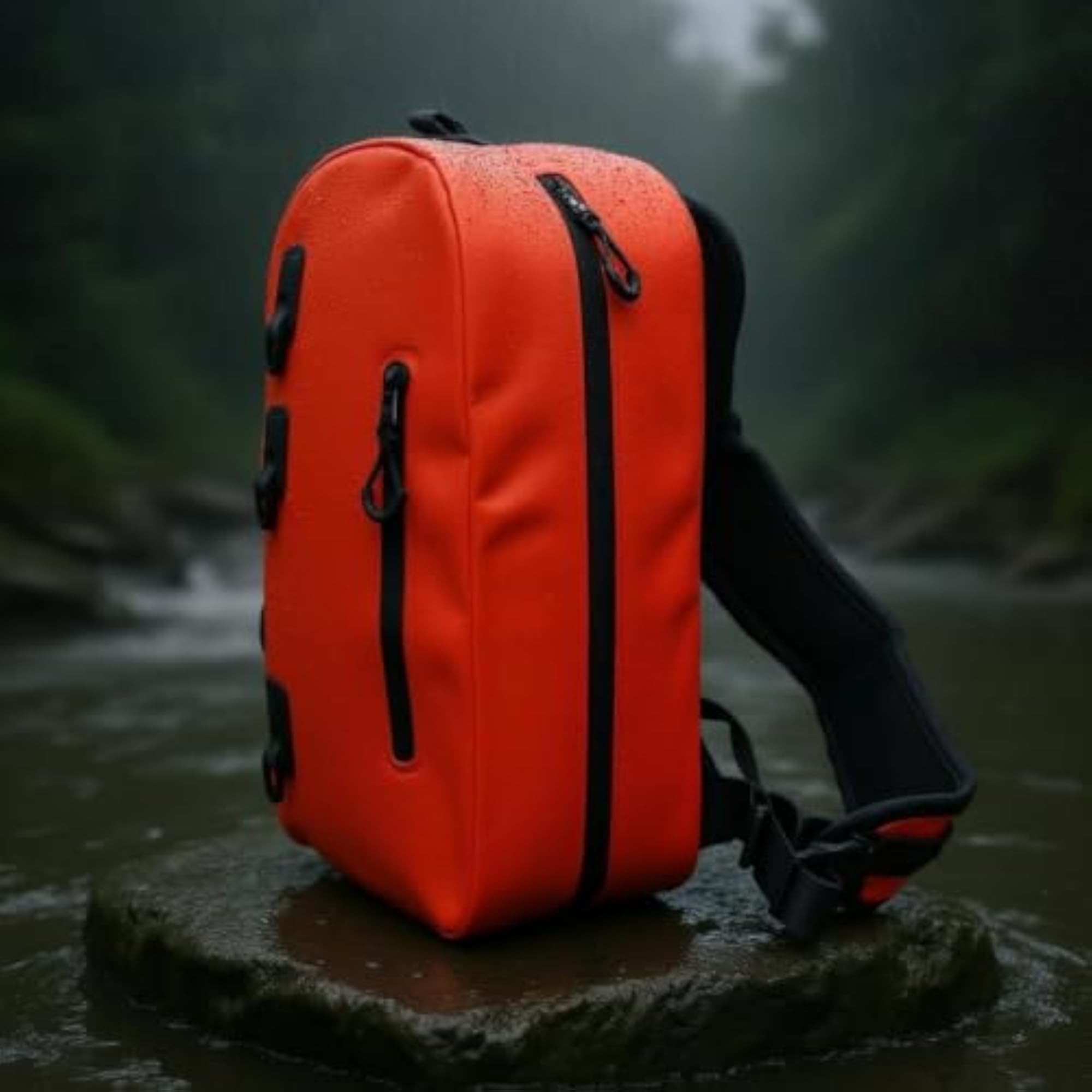 TPU Waterproof Shoulder Bag with Padded Strap