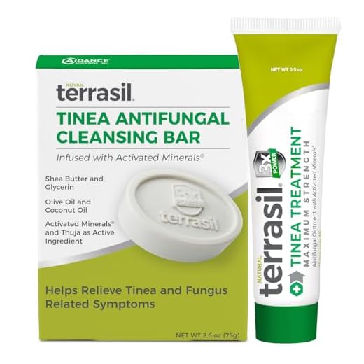Terrasil Tinea Treatment 2-Product Ointment and Cleansing Bar System with All-Natural Activated Minerals 6X Tinea Fungus Fighting Power (14gm Tube + 75gm bar)