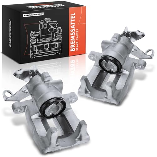 Frankberg 2x Brake Caliper Disc Brake Rear Left Right Cast Aluminium Compatible with 156 932 166 936 Kappa 838A Replace# 9947896