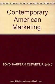 Hardcover Contemporary American Marketing. Book