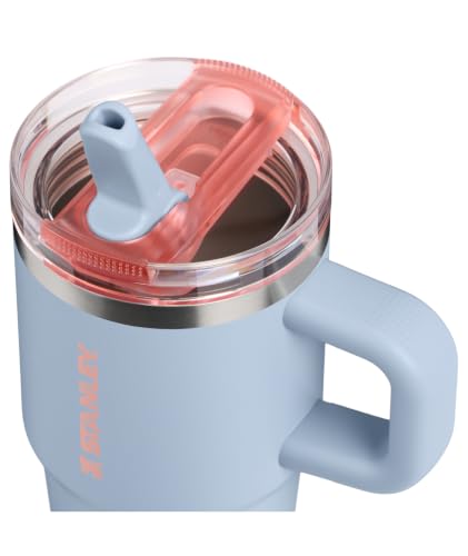 Image of STANLEY Quencher ProTour Flip Straw Tumbler with Leakproof Lid 20 oz | Built-in Straw and Handle | Cup Holder Compatible for Travel | insulated Stainless Steel Cup | BPA-Free | Blue Dream