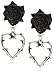 Produktbild Alchemy Gothic Wounded Love Ear Studs Ohrstecker-Set schwarz/Silber