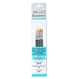 Winsor & Newton Pinceles de Acuarela, Madera, Multicolor, 7 x 1 x 4.3 cm, 6 Unidades