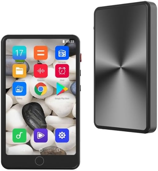 MP3 Player with Spotify, 80 GB MP3 Player with Bluetooth and WiFi, MP4 Player with Camera and Speaker, Audible, Deezer, Browser, 4.02 Inch Touchscreen MP3 Player for Children, up to 512 GB TF Card